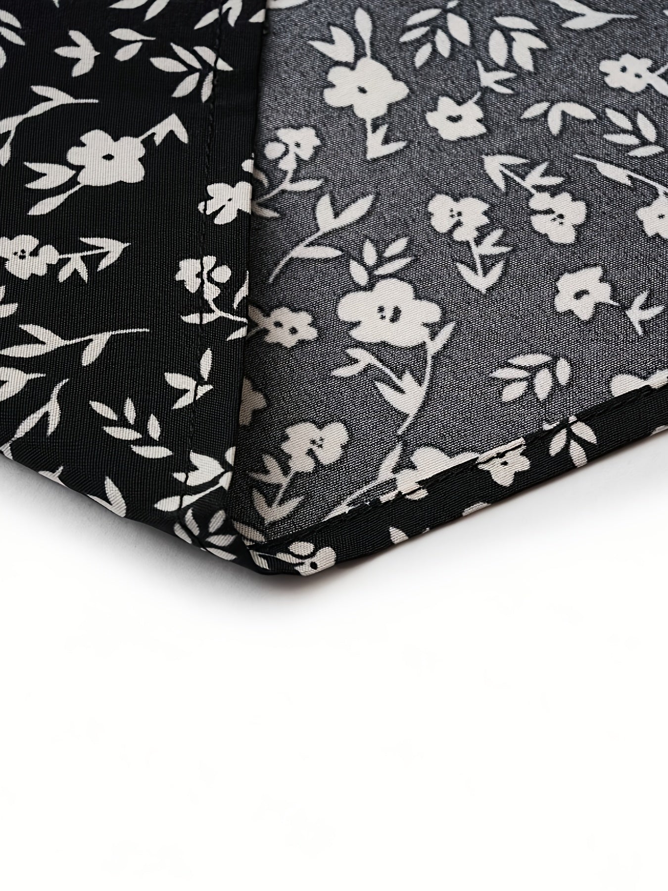 Chic Floral Print Maxi Dress with High Slit - Elegant Sleeveless, Black Floral Pattern, Perfect for Spring\u002FSummer\u002FFall, Vacation & Stylish Outfits, Vacation Dress|Floral Print Dress|Sleeveless Desig