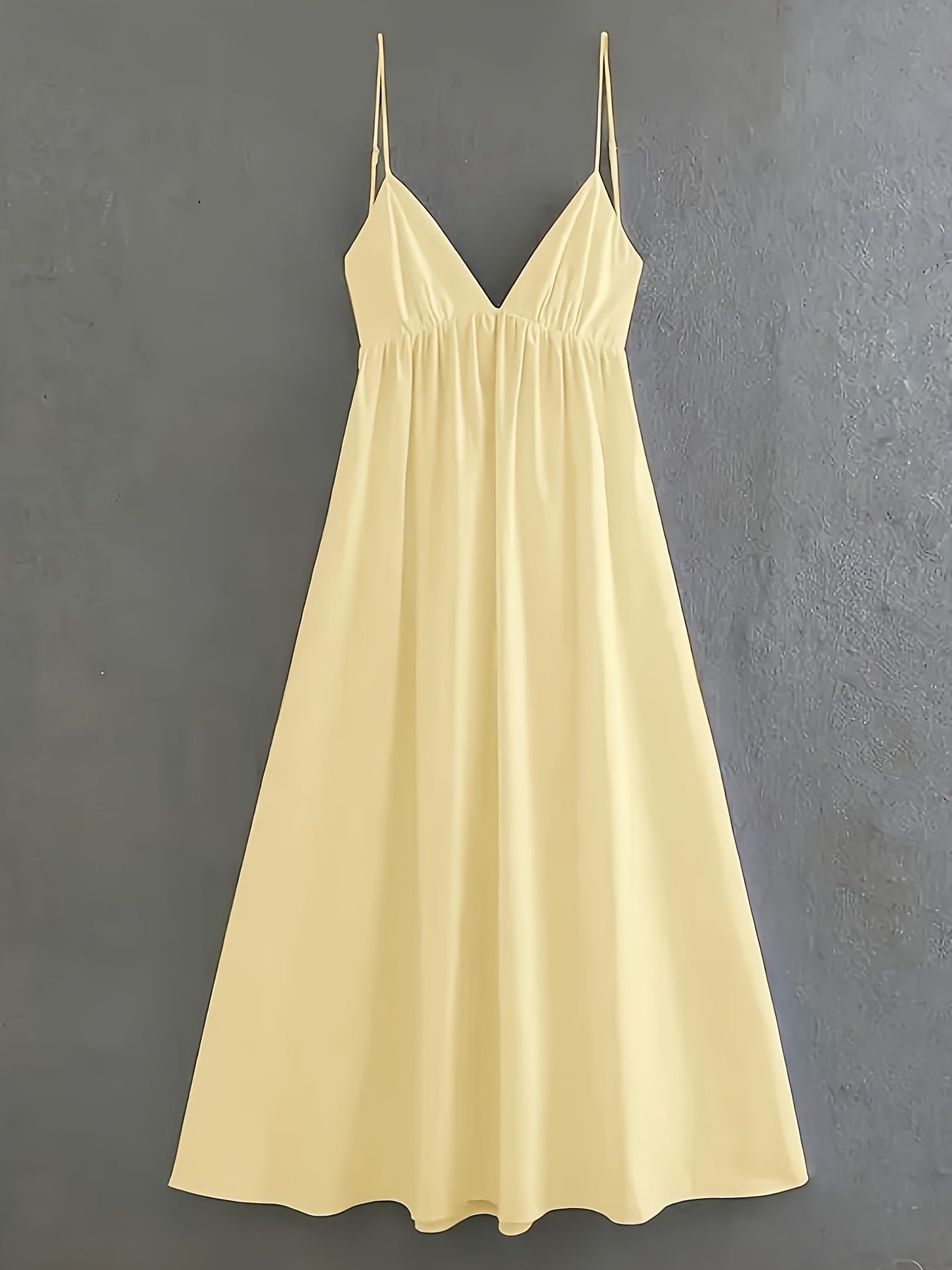 Women's Sexy Backless Evening & Party Dress - Spaghetti Strap Formal\u002FBeach Gown, Machine Washable Elegant Black Formal Attire for Women